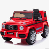 Mercedes G63 AMG Licensed Ride On Car In Red 12V 2WD