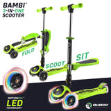 RiiRoo 3 in One Bambi Kids Scooter