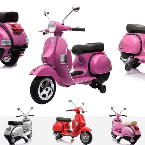 Vespa Licensed PX150 6V Kids Electric Ride on Motorbike