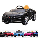 Licensed Buggati Chiron 12V Ride On Car - 12V 2WD