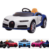 Licensed Buggati Chiron 12V Ride On Car - 12V 2WD