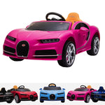 Licensed Buggati Chiron 12V Ride On Car - 12V 2WD