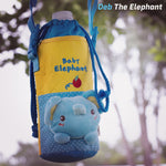 Kids Scooter Bottle Holder Accessory - Deb The Elephant