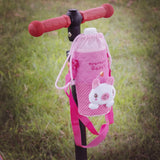 Kids Scooter Bottle Holder Accessory - Quinn The Rabbit