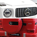 Mercedes G63 AMG Licensed Ride On Car In White 12V 2WD