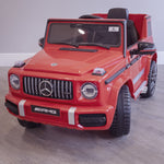 Mercedes G63 AMG Licensed Ride On Car In Red 12V 2WD