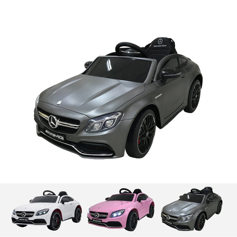 Mercedes Benz C63 AMG Licensed Ride on Car - 12V 2WD