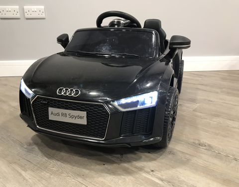 RiiRoo Audi R8 Spyder Mini - 12V 2WD Black