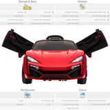 RiiRoo McLaren P1 Style Ride on Car - 12V 2WD