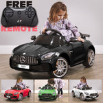 RiiRoo Mercedes Benz AMG GT R Ride On Car in black and other colours Painted Black