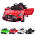 RiiRoo Mercedes Benz AMG GT R Ride On Car in red and multiple colours
