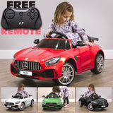 RiiRoo Mercedes Benz AMG GT R Ride On Car in red and other colours Red