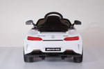 RiiRoo Mercedes Benz AMG GT R Ride On Car in white back view