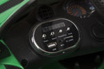 RiiRoo Mercedes Benz AMG GT R Ride On Car showing internal display