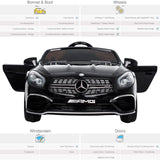 RiiRoo Mercedes Benz SL65 AMG Ride On Car - 12V 2WD
