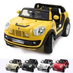 RiiRoo Mini Cooper Beach Comber Ride on Car - 12V 2WD Yellow