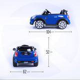 RiiRoo Mini Cooper S Ride On Car - 12V 2WD