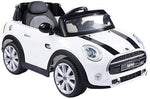 RiiRoo Mini Cooper S Ride On Car - 12V 2WD White