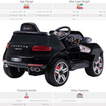 RiiRoo Porsche Macan Style Ride on Car - 12V 2WD