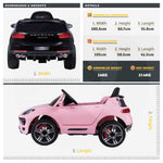 RiiRoo Porsche Macan Style Ride on Car - 12V 2WD