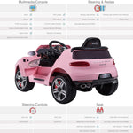 RiiRoo Porsche Macan Style Ride on Car - 12V 2WD