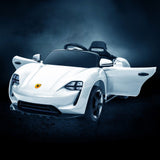 RiiRoo Porsche Mission E Taycan Style Ride on Car - 12V 2WD