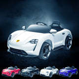 RiiRoo Porsche Mission E Taycan Style Ride on Car - 12V 2WD