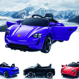 RiiRoo Porsche Mission E Taycan Style Ride on Car - 12V 2WD