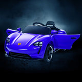 RiiRoo Porsche Mission E Taycan Style Ride on Car - 12V 2WD