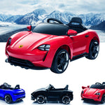 RiiRoo Porsche Mission E Taycan Style Ride on Car - 12V 2WD