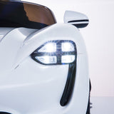 RiiRoo Porsche Mission E Taycan Style Ride on Car - 12V 2WD