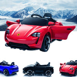 RiiRoo Porsche Mission E Taycan Style Ride on Car - 12V 2WD
