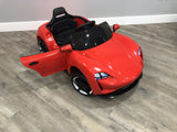 RiiRoo Porsche Mission E Taycan Style Ride on Car - 12V 2WD