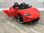 RiiRoo Porsche Mission E Taycan Style Ride on Car - 12V 2WD