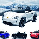 RiiRoo Porsche Mission E Taycan Style Ride on Car - 12V 2WD