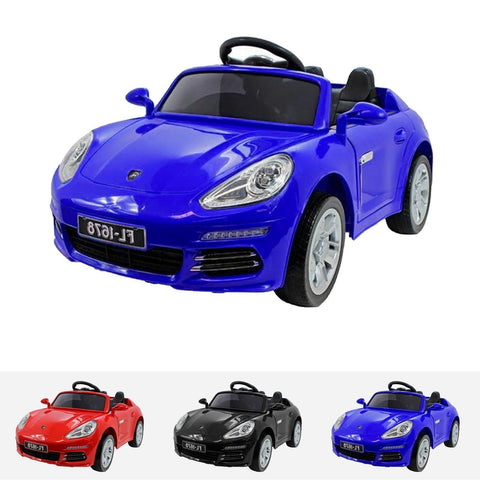 RiiRoo Porsche Panamera Style Ride on Car - 12V Battery Powered