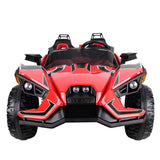 RiiRoo RIIROO PEG PEREGO POLARIS SLINGSHOT STYLE 12V KIDS 2-SEATER BATTERY RIDE ON TOY
