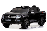 RiiRoo VW Amarok Pick Up Ride on Car - 12V 2WD Black