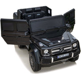 Licensed Mercedes Benz G63 Mini Ride on Toy In Black -12V 6WD