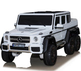 Licensed Mercedes Benz G63 Mini Ride on Toy In White -12V 6WD