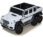 Licensed Mercedes Benz G63 Mini Ride on Toy In White -12V 6WD